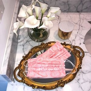 Antiviral Washable Stylish Earloop Face Mask Pink